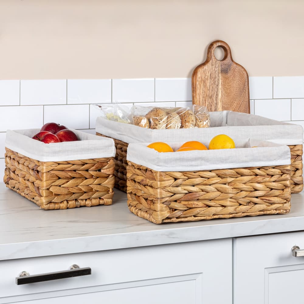 Household Essentials Wicker Basket Set