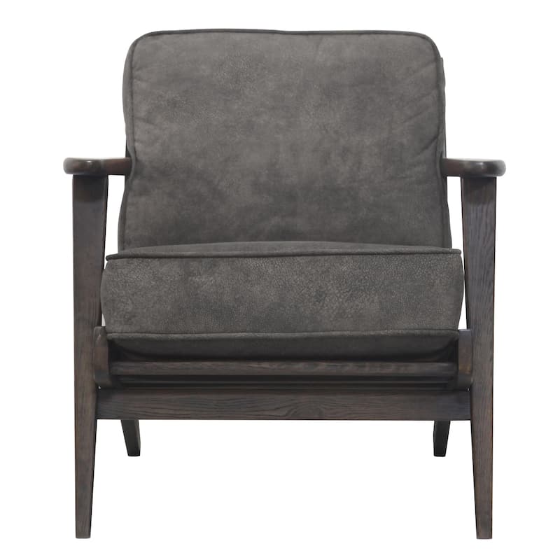 NPD Furniture Albert Solid Wood Frame Accent Chair