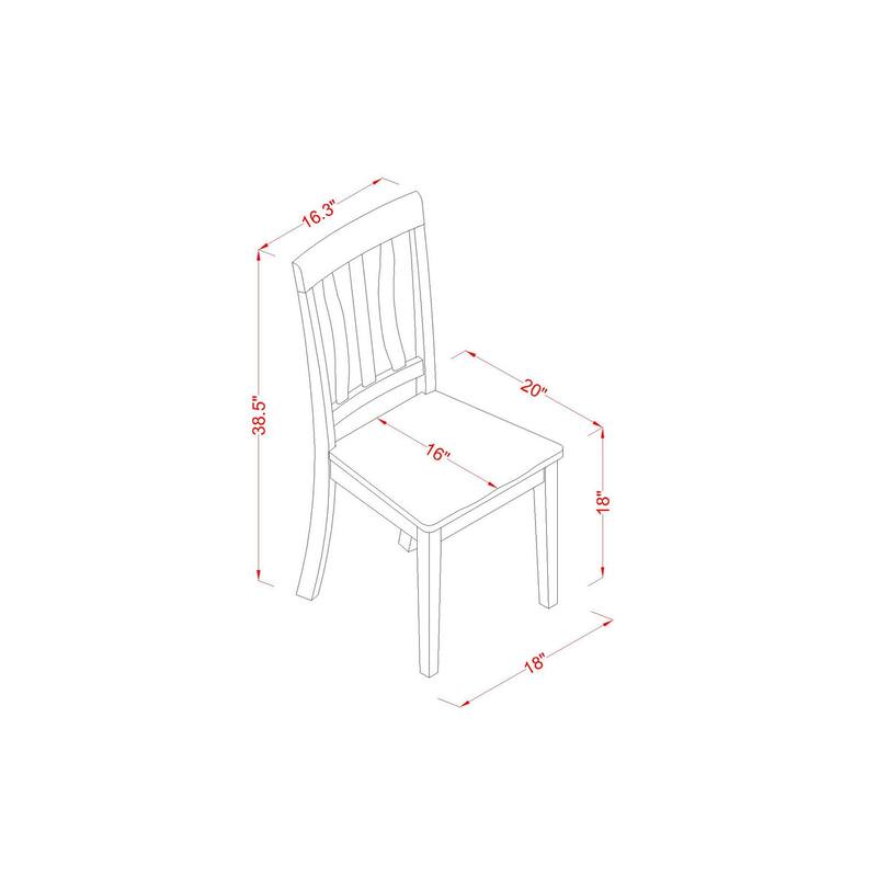 HomeStock 5-Piece Buttermilk and Cherry Finish Solid Wood Top Dining table with 4 Chairs with Lattice Back