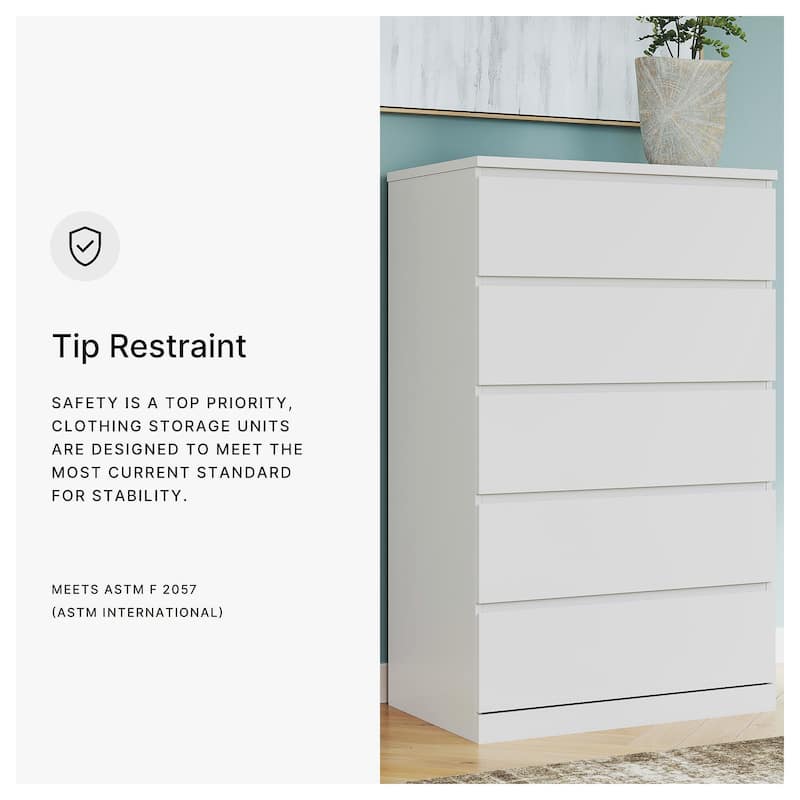 Signature Design by Ashley Onita White Chest of Drawers