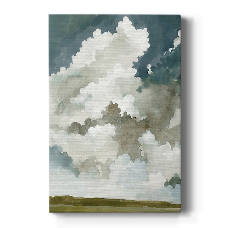 Vast Neutral Sky I Premium Gallery Wrapped Canvas - Ready to Hang - 18X27