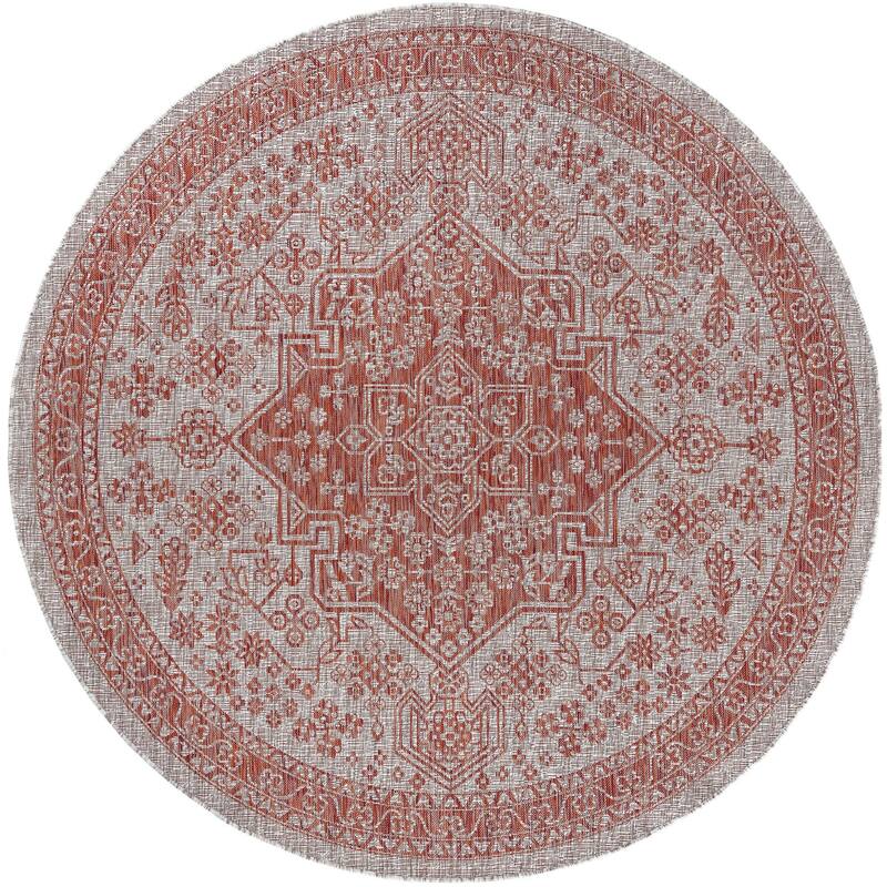 Colonnade Traditional Medallion Indoor/Outdoor Area Rug