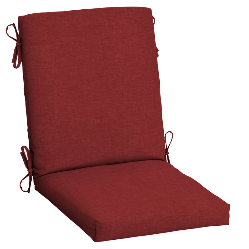 ARDEN Outdoor Cushion Set - 20 in L x 20 in W x 3.5 in H - Ruby Red Leala