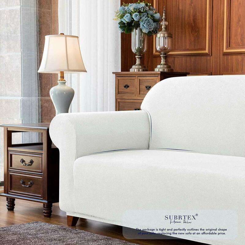 Subrtex Stretch Armchair Slipcover 1 Piece Spandex Furniture Protector