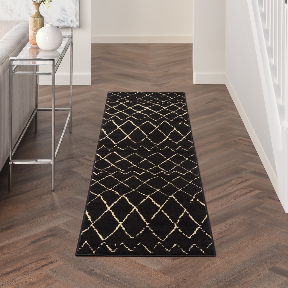 Nourison Grafix Moroccan Patterned Area Rug