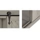 preview thumbnail 11 of 26, Cates Decorative Wood Wall Cabinet with Vanity Mirror and Barn Door