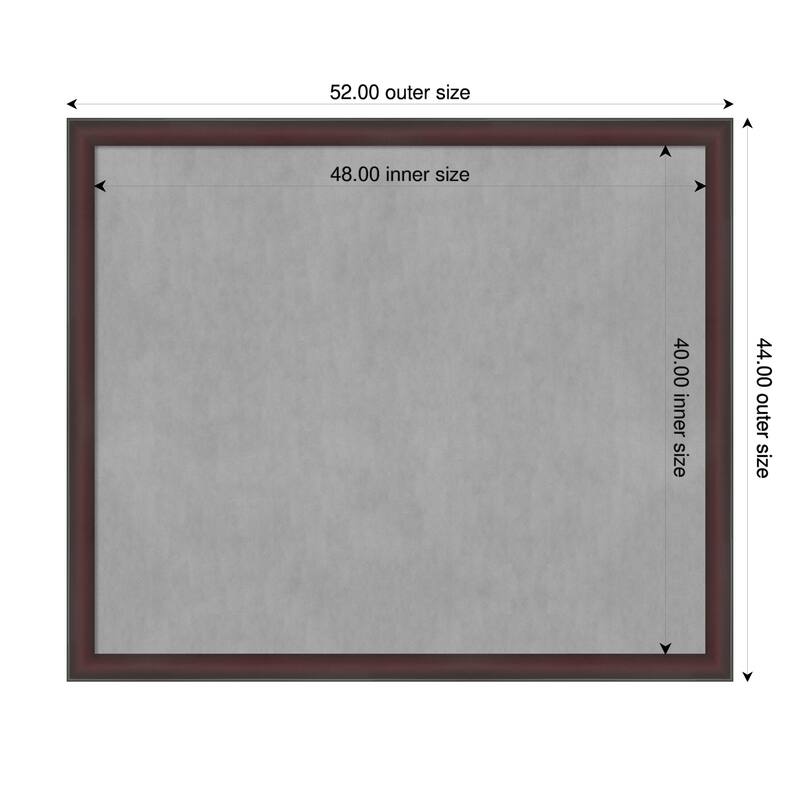 Amanti Art Grand Cherry Narrow Framed - 52 x 44 in - Grand Cherry Narrow