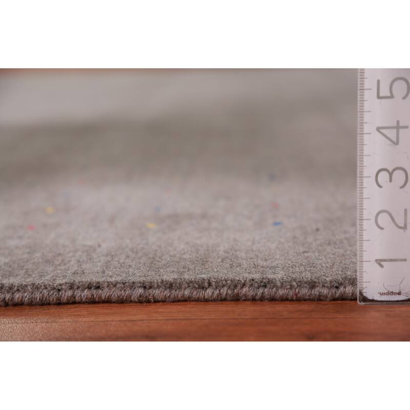 Tribal Gabbeh Indian Area Rug Handmade Oriental Wool Carpet - 8'2" x 9'10"