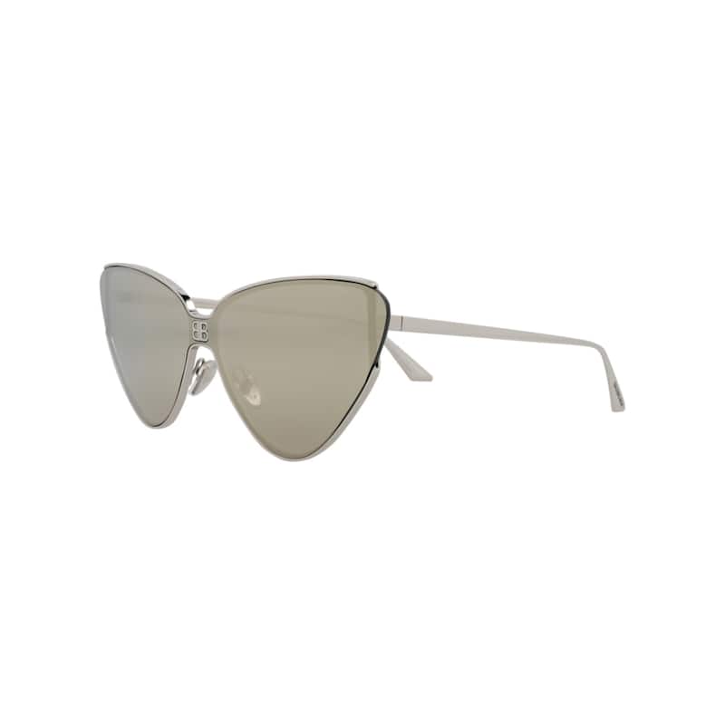 Balenciaga Cat Eye-Frame Metal Sunglasses
