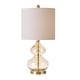 preview thumbnail 27 of 55, Ellipse Curved Gourd Glass Table Lamp, Set of 2