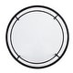 preview thumbnail 11 of 11, SEI Furniture Glenn Distressed Black Metal Round CoffeeTable with Glass Top and Shelf