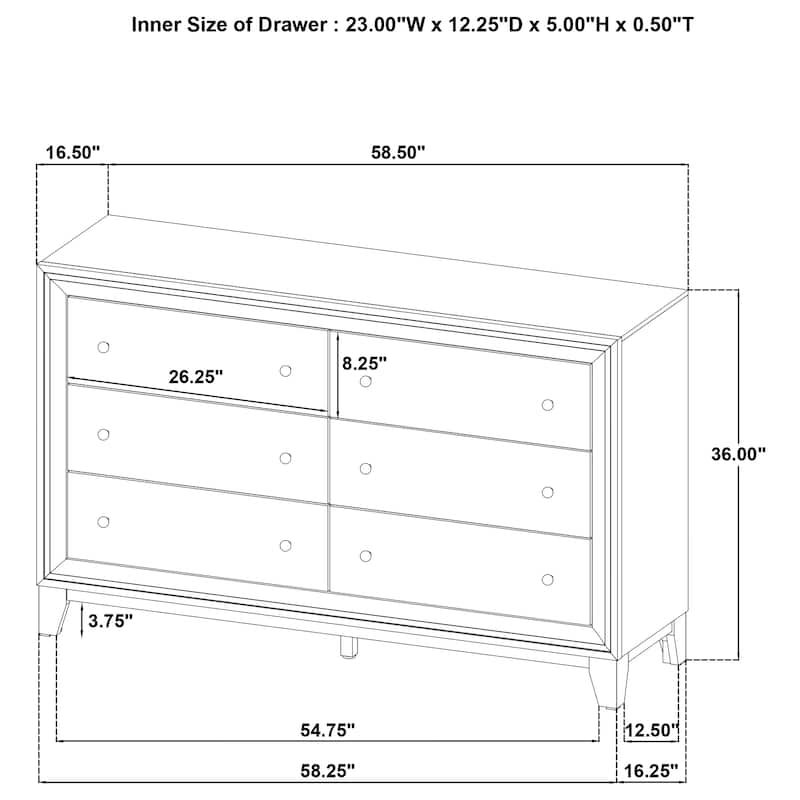 Welsley Bedroom Set Walnut