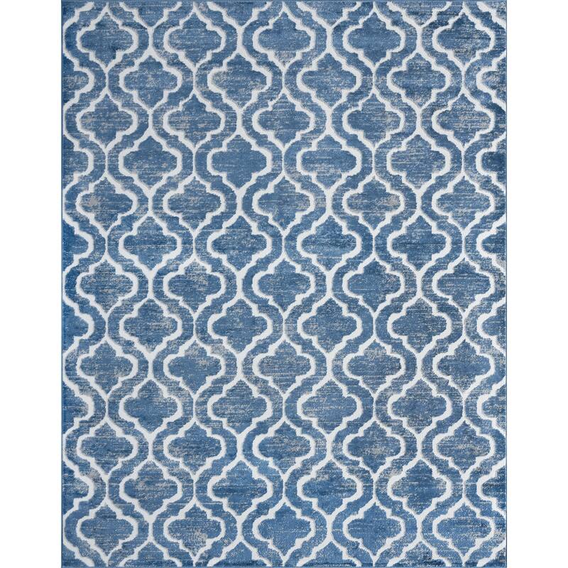 Wyman Farmhouse Geometric Indoor Area Rug
