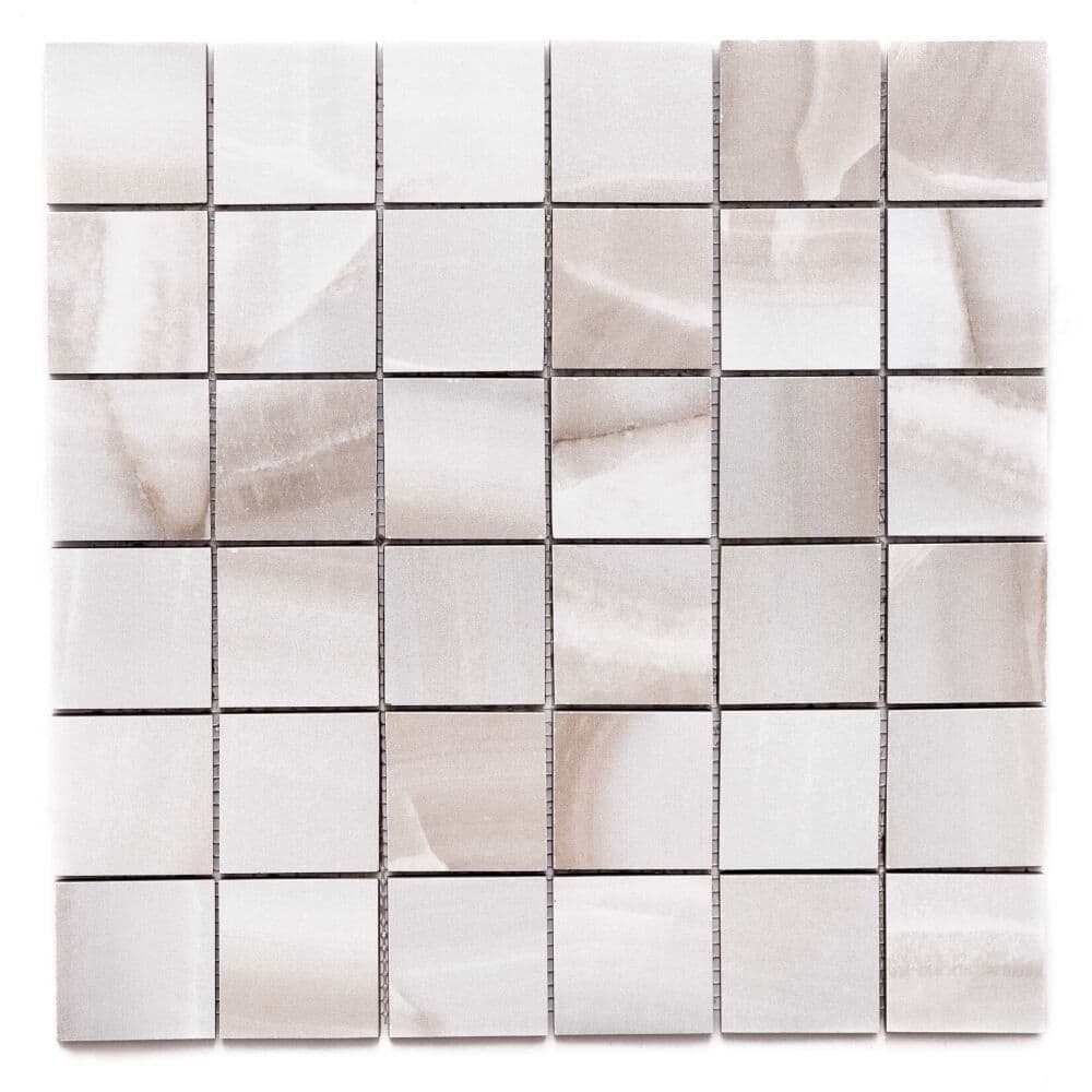 Amsterdam 2x2 Matte Porcelain Grid Mosaic Tile - Floor, Wall, Backsplash