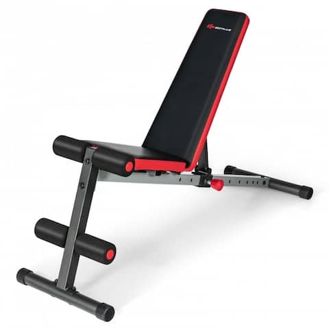 Multi-function Weight Bench with Adjustable Backrest - 55.5 x 18.5 x 40 (L x W x H)