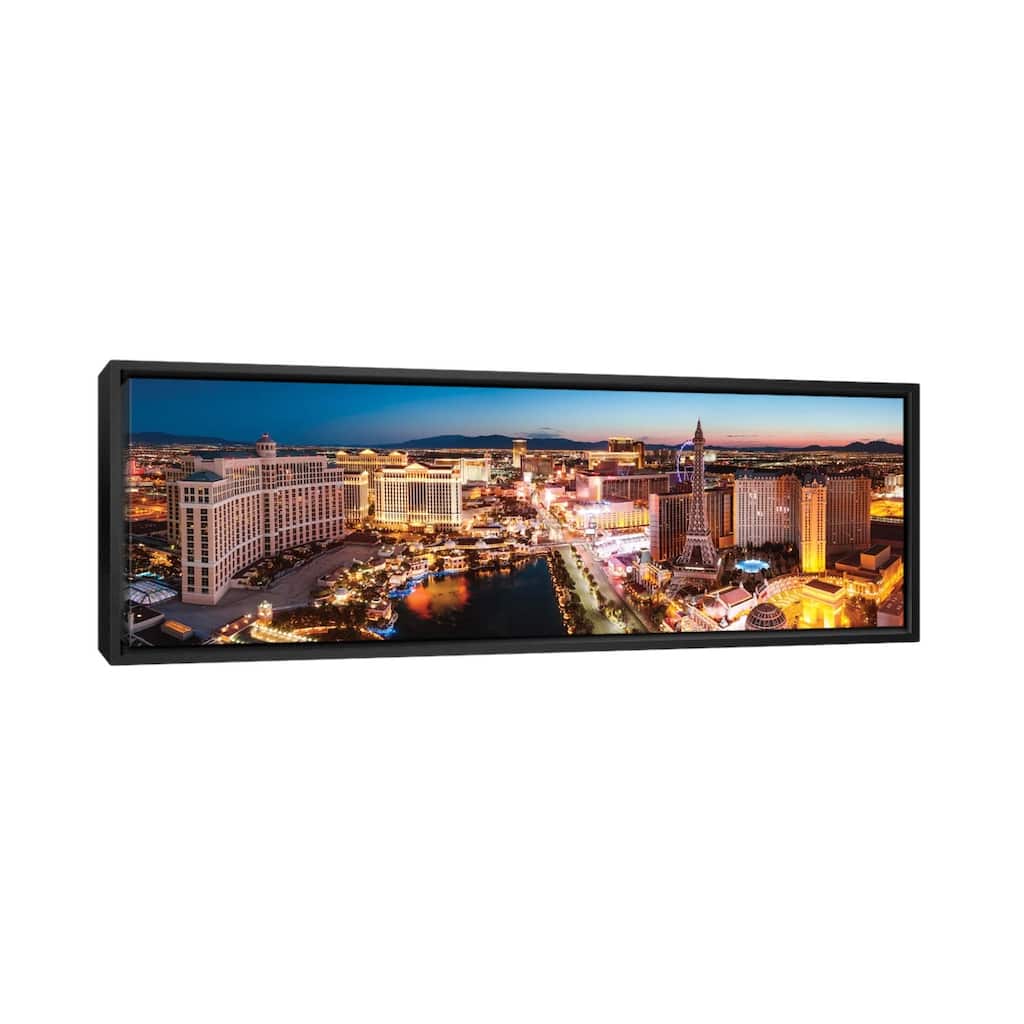 iCanvas "The Las Vegas Strip At Sunrise, Las Vegas, Nevada, USA" by Matteo Colombo Framed Canvas Print