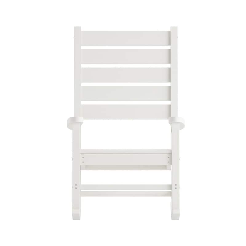 Classic Commercial Grade All-Weather Outdoor Rocking Chairs (Set of 2)