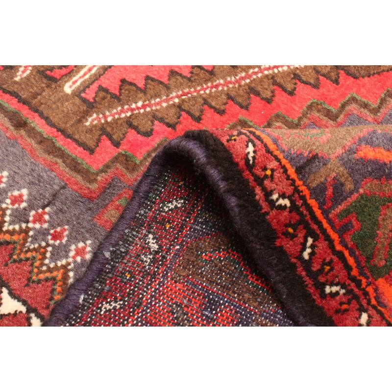 ECARPETGALLERY Hand-knotted Andelz Red Wool Rug - 4'2 x 6'3