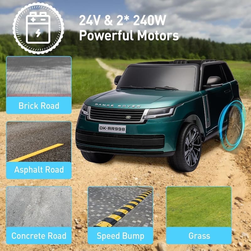 24V Officially Licensed Land Rover Ride On Car