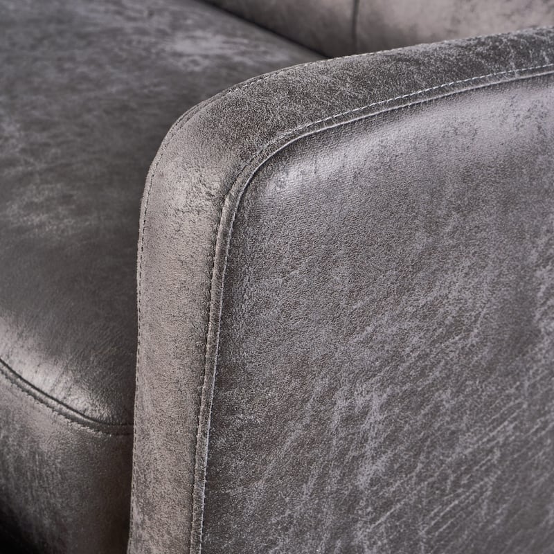 Halima Microfiber 2 Seater Recliner Chair by Christopher Knight Home