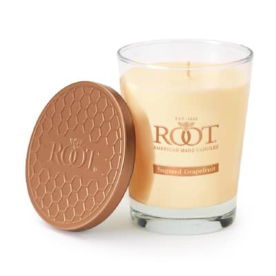 Root Candles Sugared Grapefruit 10.5 oz Large Veriglass Jar