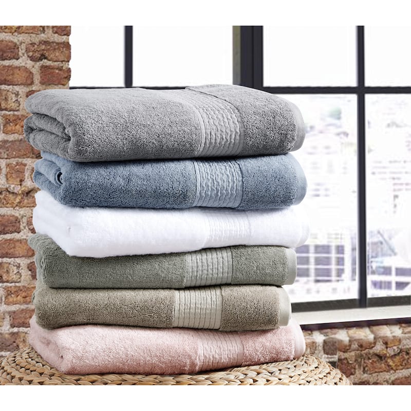 Brooklyn Loom Cotton TENCEL 6 Piece Towel Set - Towel Set