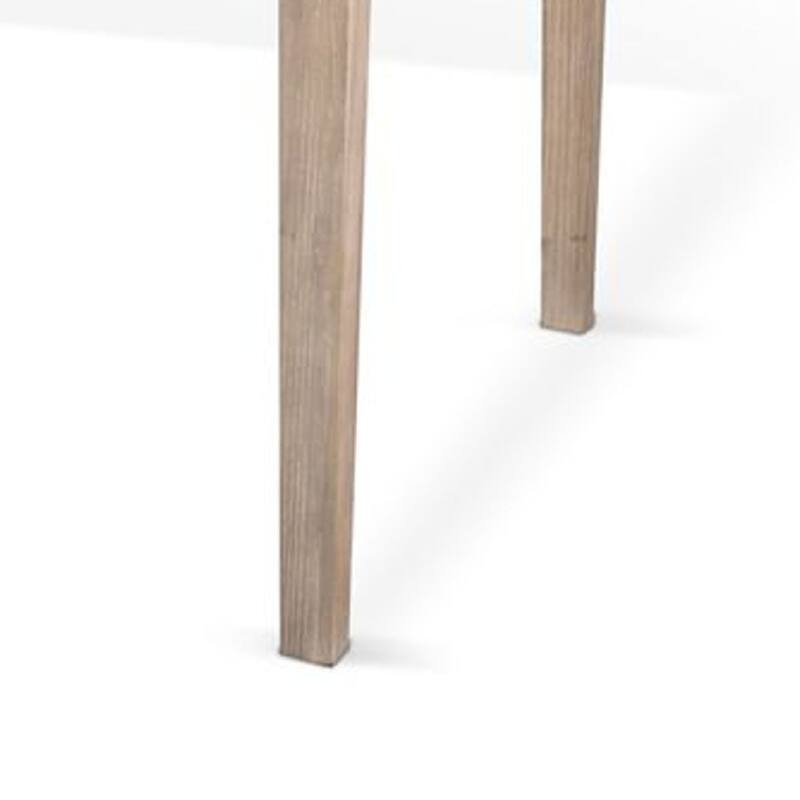 Claire Dining Table, Brown Wire Brushed Wood, 75 Inch Rectangular - Natural Brown