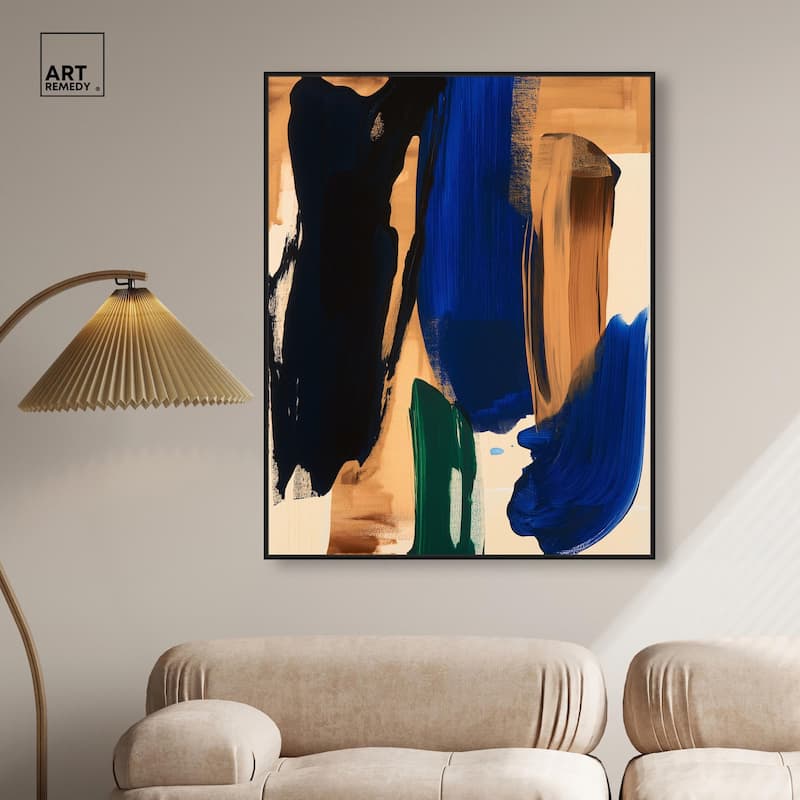 Ochre Odyssey Canvas by Art Remedy