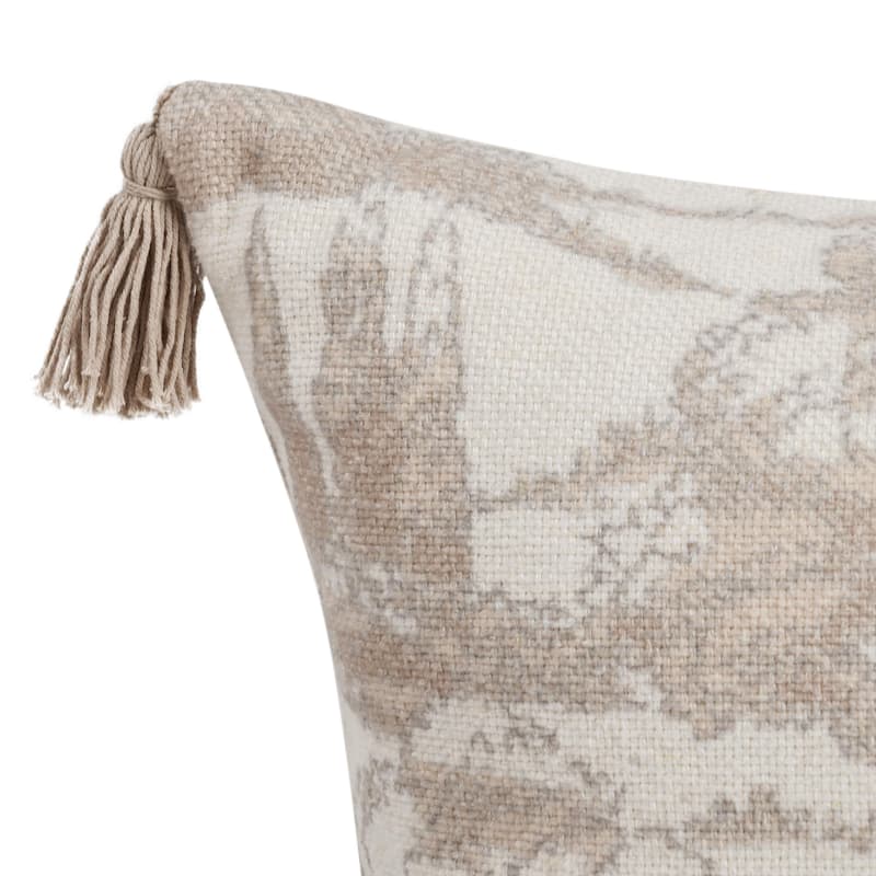 Villa by Classic Home Stonework 22" Blend Throw Pillow