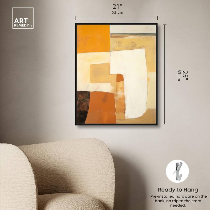 Clay and Canvas II Canvas by Art Remedy