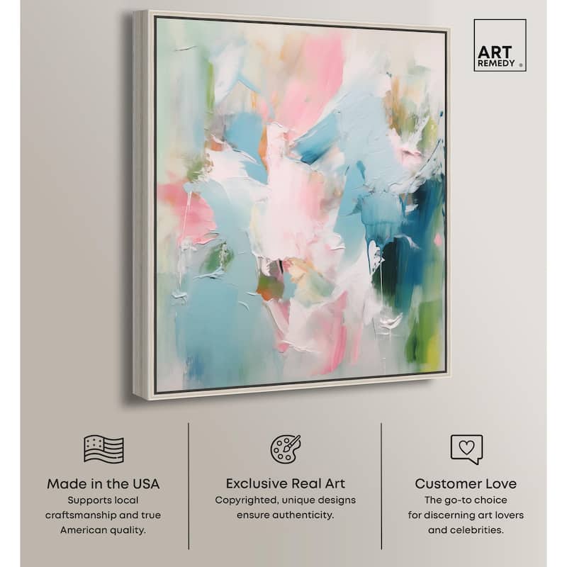 Neon Breeze II Canvas by Art Remedy