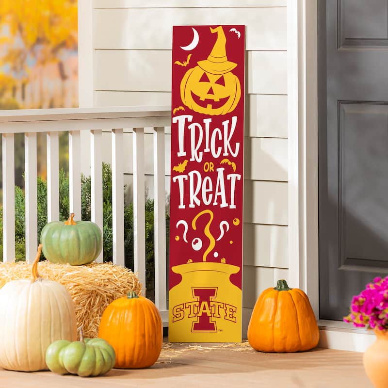47" Double Sided Seasonal Porch Leaner, Iowa State University - 47" x 11.25"