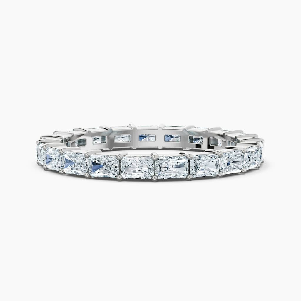 Auriya 14k Gold Radiant East-West Lab Grown Diamond Eternity Band 2.10 - 8.25 ct. tw. (F-G, VS)