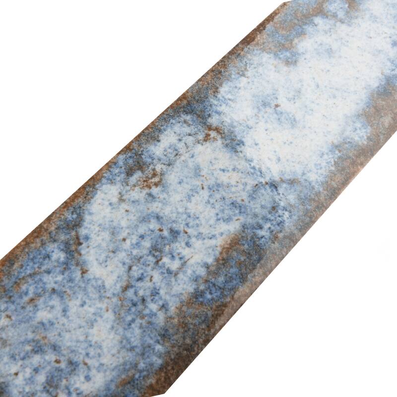 Merola Tile Gaudi React Brick Marina 2-3/8" x 9-3/4" Porcelain Floor and Wall Tile