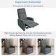 preview thumbnail 5 of 17, Modern Recliner Manual Recliner Home Theater Manual Recliner Chair with Adjustable Backrest for Living Room