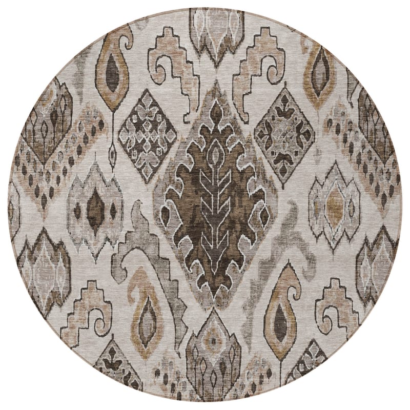 HomeRoots Moroccan Transitional Rectangle Outdoor Rug