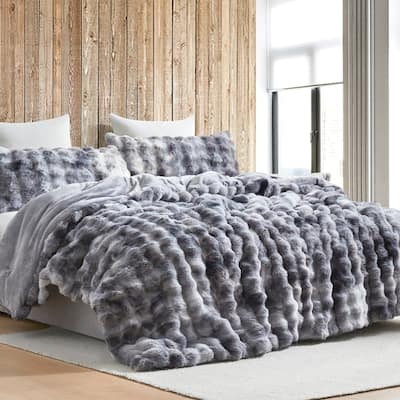 Beary Soft - Coma Inducer® Oversized Comforter Set - Glacier Black Bear