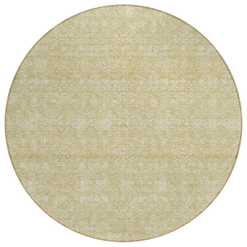 HomeRoots Floral Transitional Rectangle Outdoor Rug