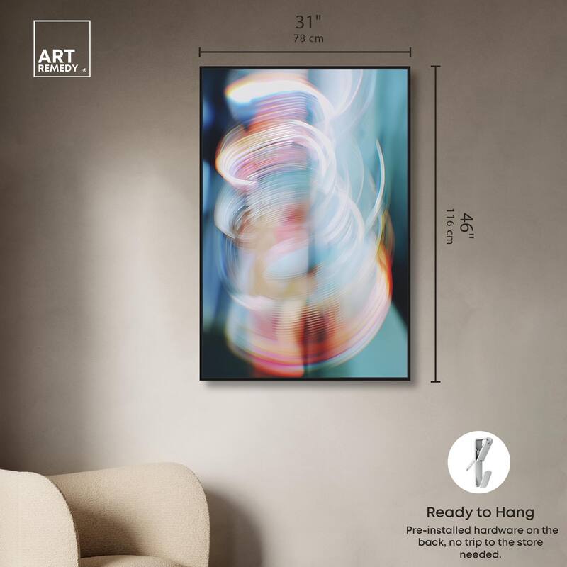 Swirling Light II Canvas by Art Remedy