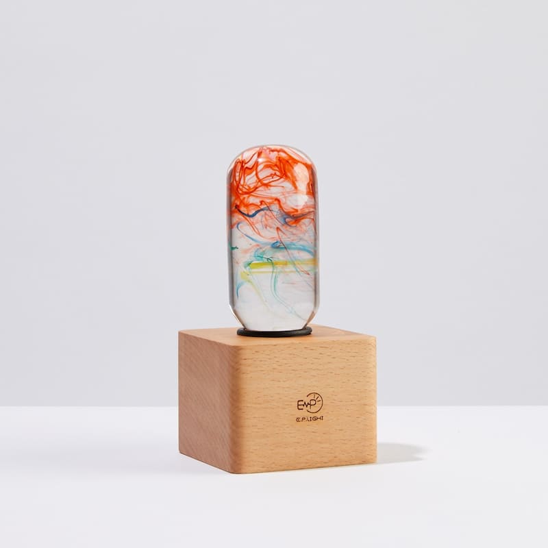 EP Light 6.3" Wood Table Lamp Mood Desk Lamp - Youth-Holiday Gifts - EXACT SIZE