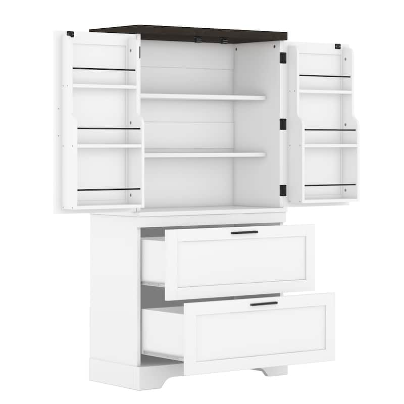 Modern Farmhouse Wooden Storage Cabinet