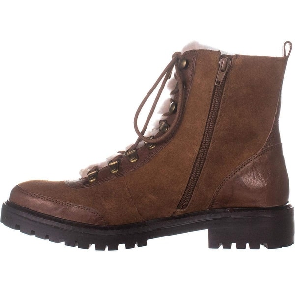 Lucky Brand Womens Ilianna Leather Closed Toe Ankle Fashion Boots