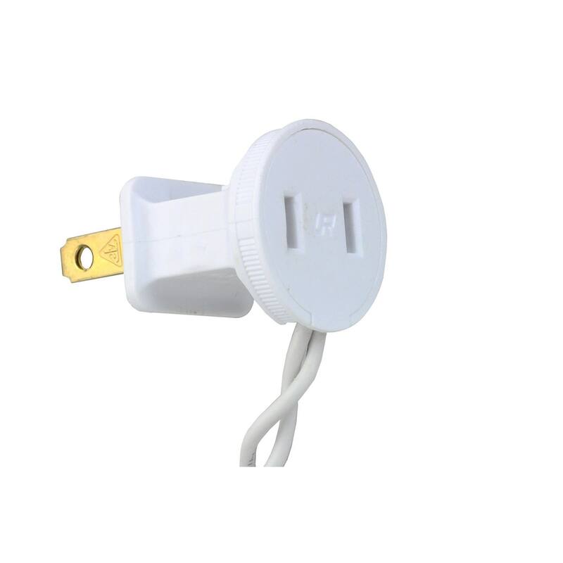 35-Count Mini Christmas Light Set 7ft White Wire - 7'