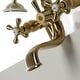 preview thumbnail 9 of 31, Kingston Brass Deck Mount Clawfoot Tub Faucet with Hand Shower