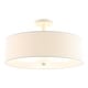 preview thumbnail 4 of 15, SAFAVIEH Lighting Jolana 19.75-Inch 3-Light Flush Mount Ceiling Light - 20" W x 20" D x 12" H