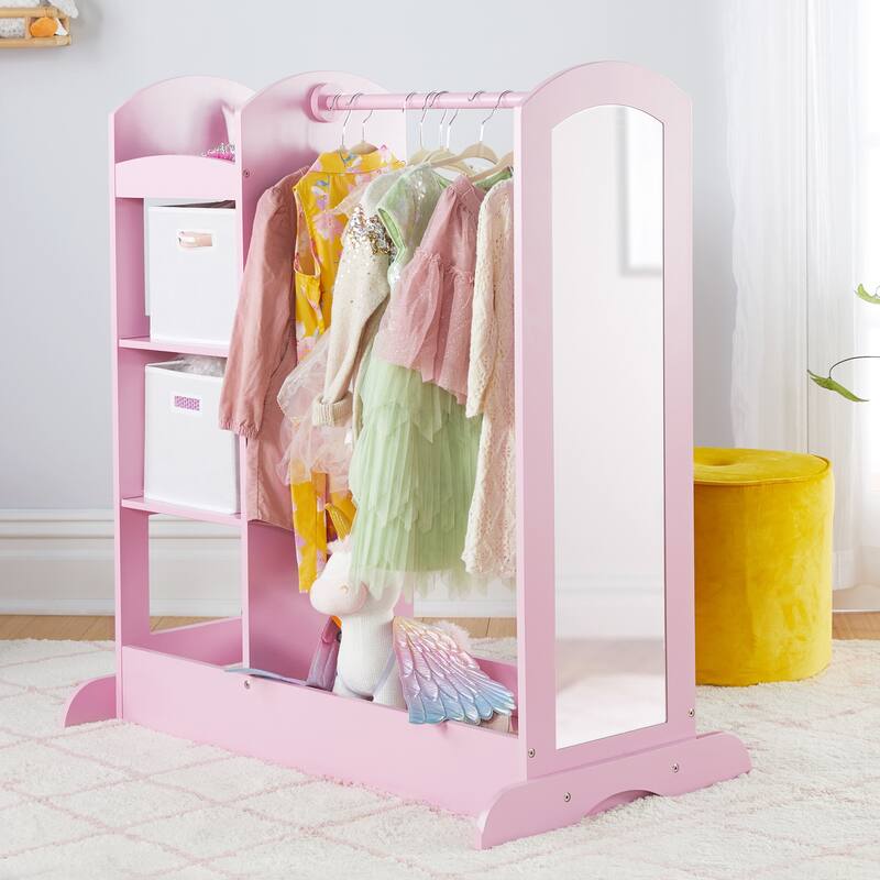 See and Store Pink Dress Up Station