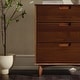 preview thumbnail 73 of 82, Walker Edison Mid-Century Solid Pine 3-Drawer Storage Chest