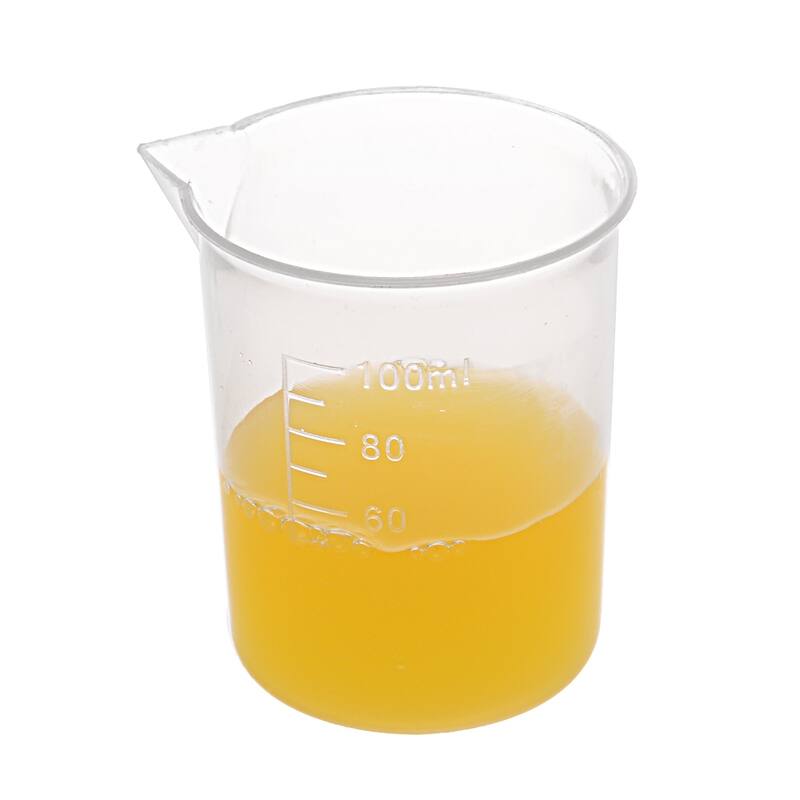 Set of 2 Measuring Cup Labs Clear Plastic Graduated Beakers 50ml 100ml - Transparent - 50ml, 100ml