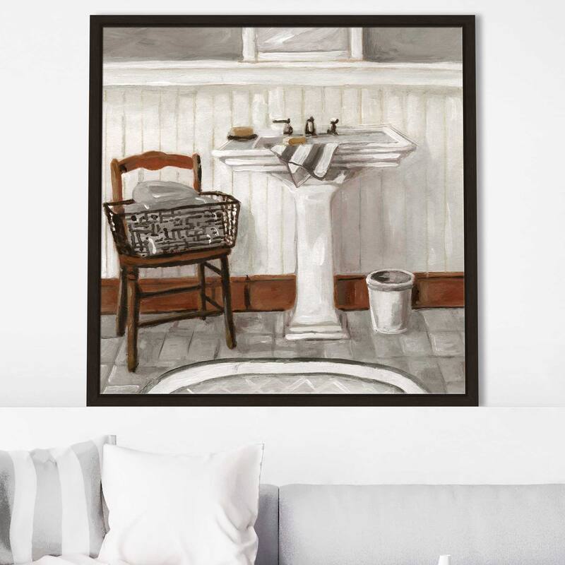 "Rinse Simplicity" by Carol Robinson Print on Floating Canvas