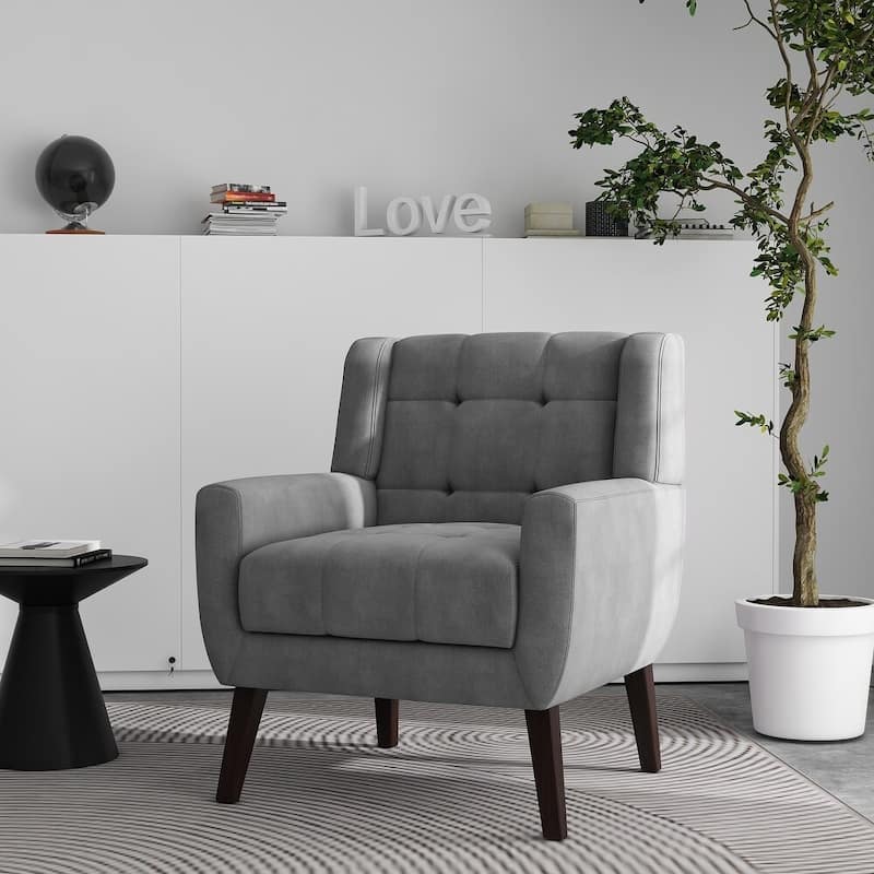 Tufted Arm Chair Upholstered Lounge Chair